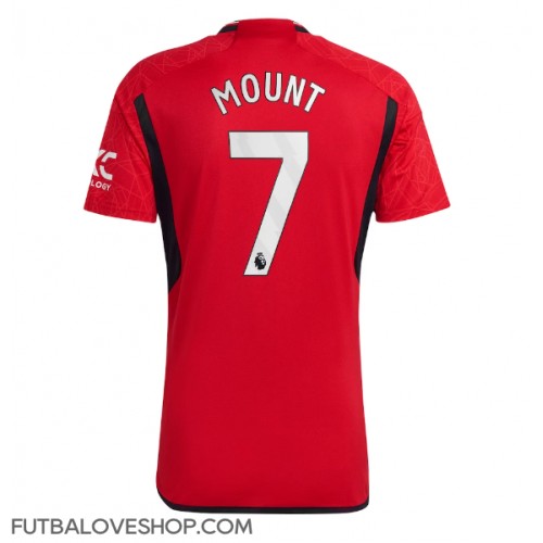 Dres Manchester United Mason Mount #7 Domáci 2023-24 Krátky Rukáv